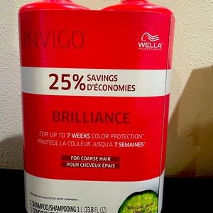 Wella Invigo Brilliance 1L Haircare Duo